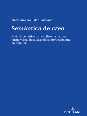 cover image of Semántica de creo